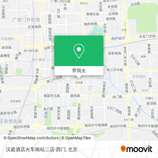 汉庭酒店火车南站二店-西门地图