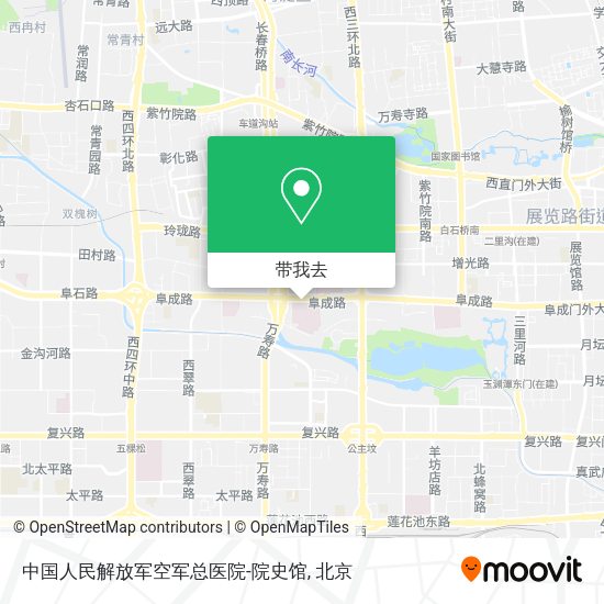 中国人民解放军空军总医院-院史馆地图