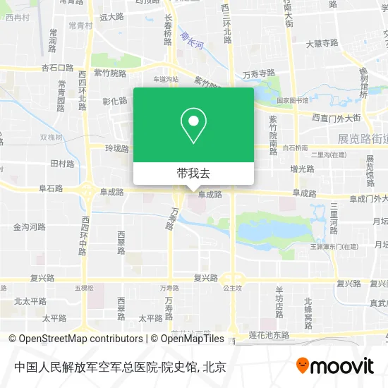 中国人民解放军空军总医院-院史馆地图