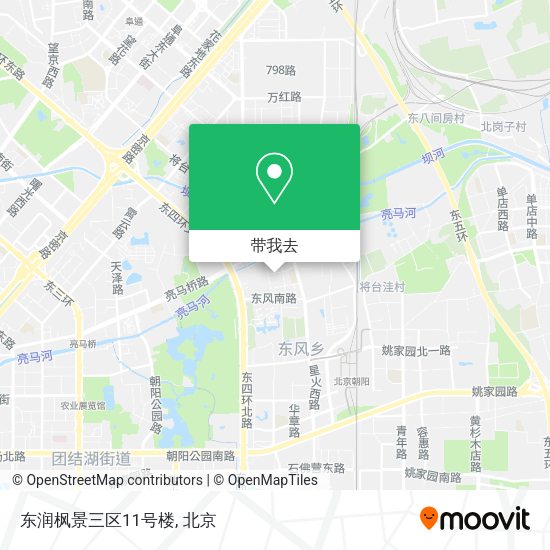 东润枫景三区11号楼地图