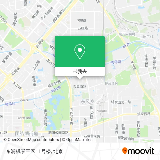 东润枫景三区11号楼地图
