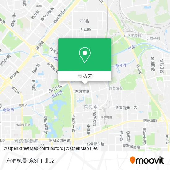 东润枫景-东3门地图