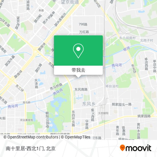 南十里居-西北1门地图