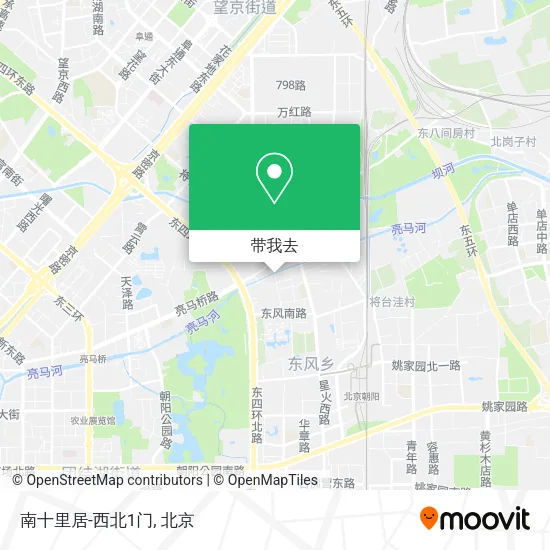 南十里居-西北1门地图