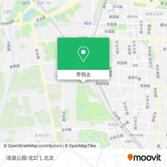 清源公园-北2门地图