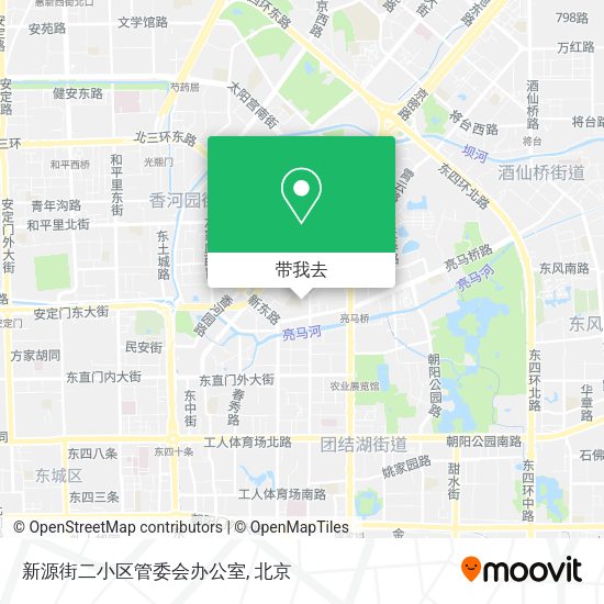 新源街二小区管委会办公室地图