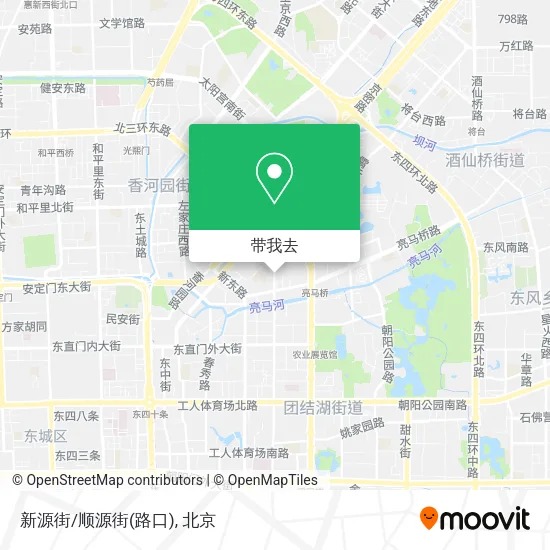 新源街/顺源街(路口)地图