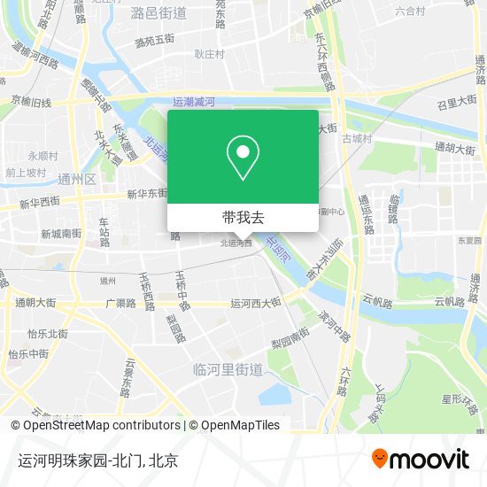 运河明珠家园-北门地图