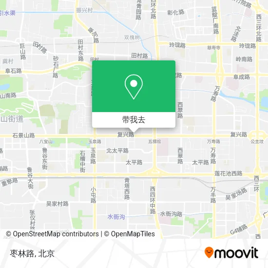 枣林路地图