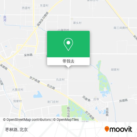 枣林路地图