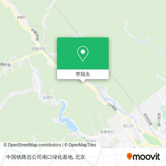 中国铁路总公司南口绿化基地地图