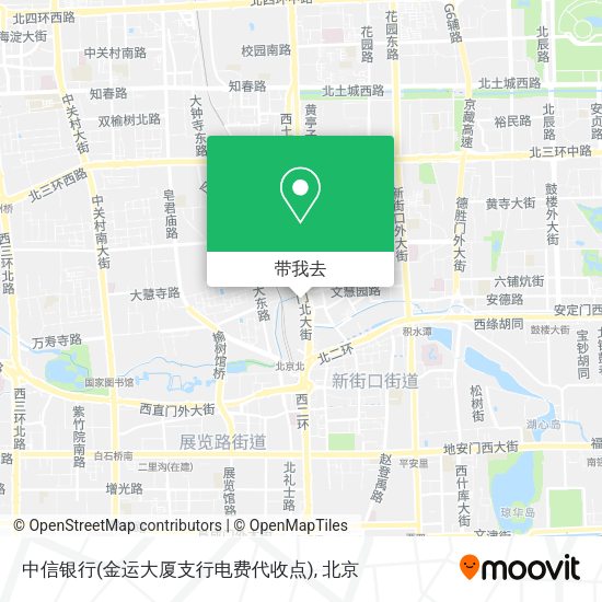 中信银行(金运大厦支行电费代收点)地图