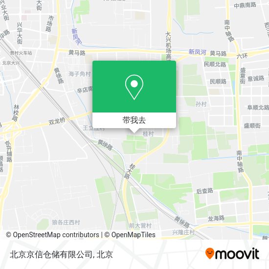 北京京信仓储有限公司地图