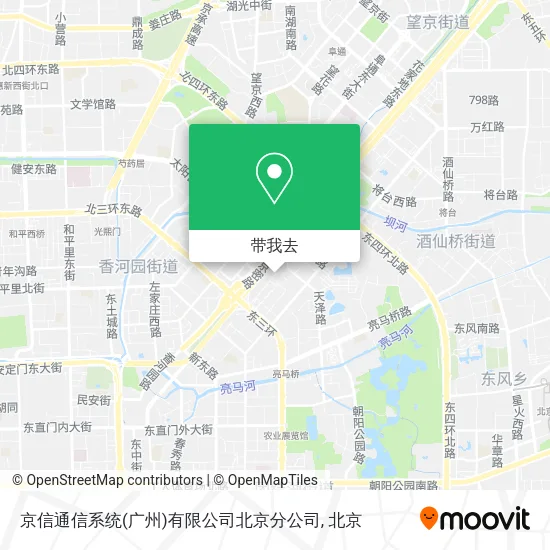 京信通信系统(广州)有限公司北京分公司地图