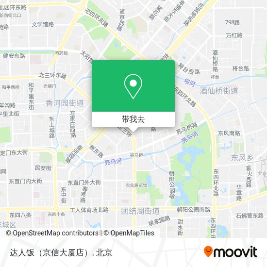 达人饭（京信大厦店）地图