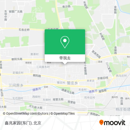 鑫兆家园(东门)地图