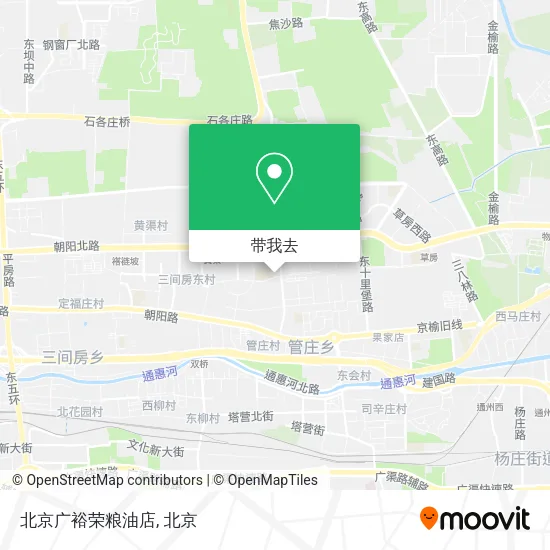 北京广裕荣粮油店地图