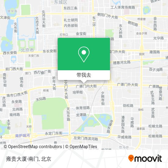 雍贵大厦-南门地图