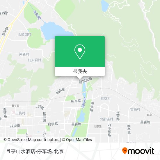 且亭山水酒店-停车场地图