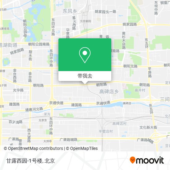 甘露西园-1号楼地图