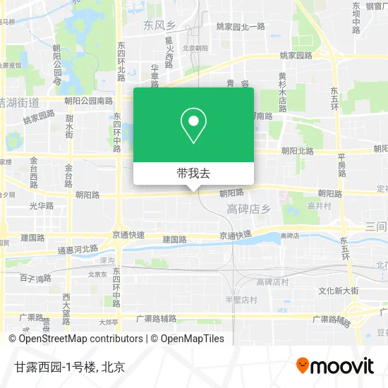 甘露西园-1号楼地图