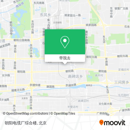朝阳电缆厂综合楼地图