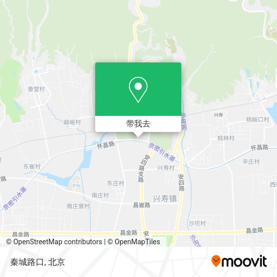 秦城路口地图