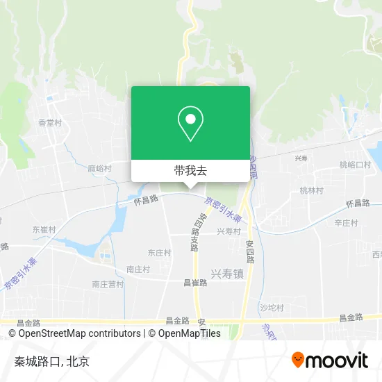 秦城路口地图