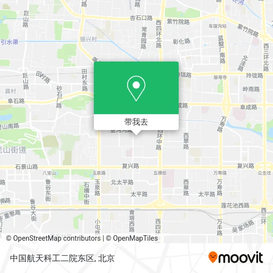 中国航天科工二院东区地图