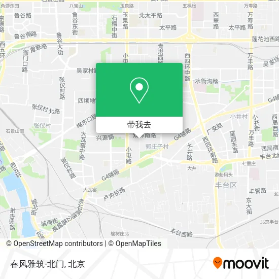 春风雅筑-北门地图