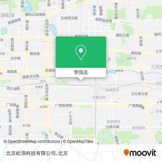 北京屹浪科技有限公司地图