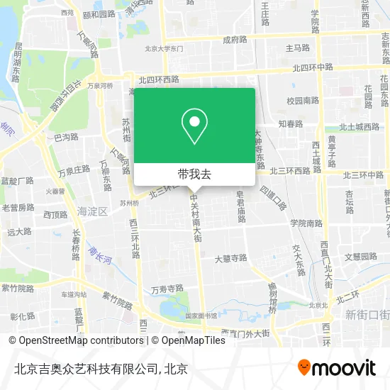 北京吉奥众艺科技有限公司地图