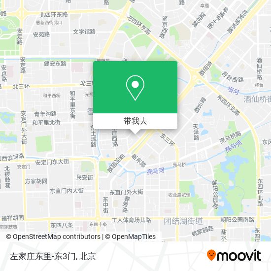 左家庄东里-东3门地图