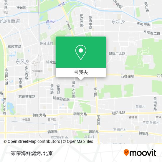 一家亲海鲜烧烤地图