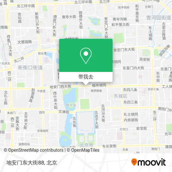地安门东大街88地图