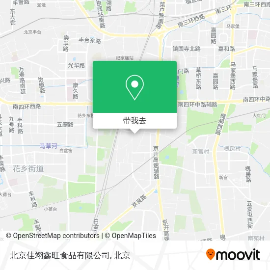 北京佳翊鑫旺食品有限公司地图