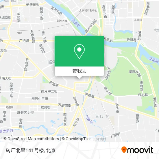 砖厂北里141号楼地图