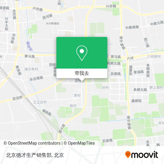 北京德才生产销售部地图