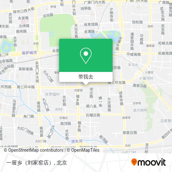 一屉乡（刘家窑店）地图