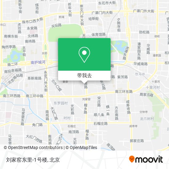 刘家窑东里-1号楼地图