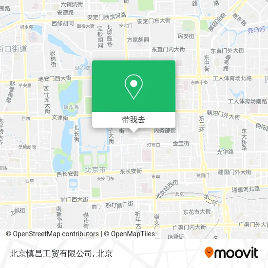 北京慎昌工贸有限公司地图