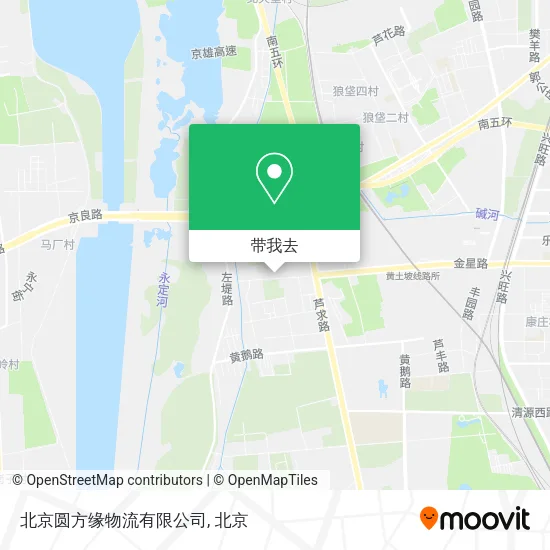 北京圆方缘物流有限公司地图