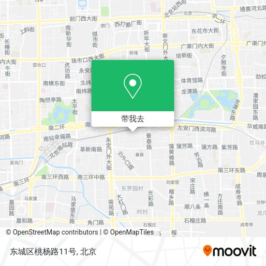 东城区桃杨路11号地图