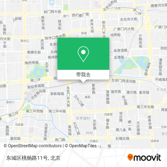 东城区桃杨路11号地图
