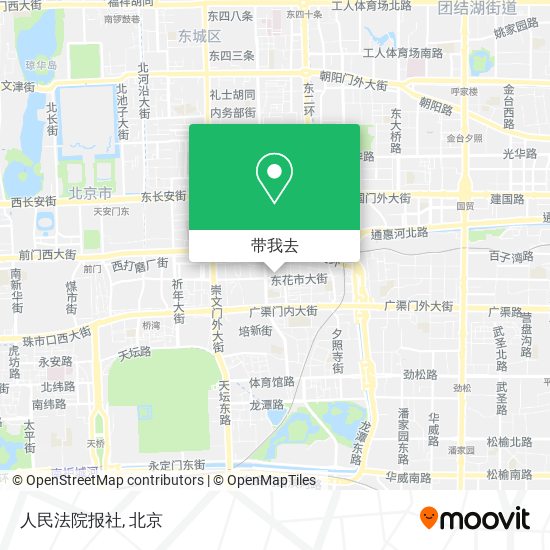 人民法院报社地图