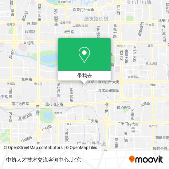 中协人才技术交流咨询中心地图