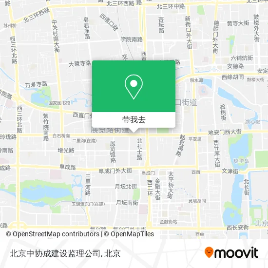北京中协成建设监理公司地图