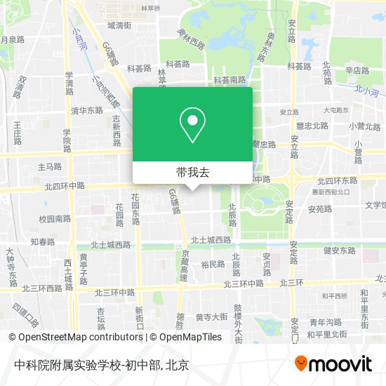 中科院附属实验学校-初中部地图