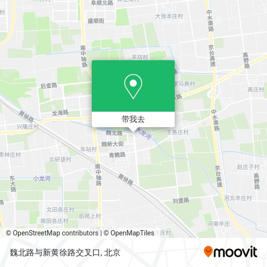 魏北路与新黄徐路交叉口地图