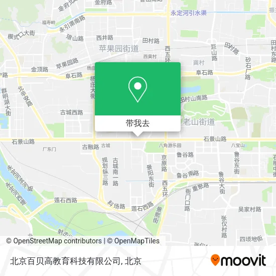 北京百贝高教育科技有限公司地图